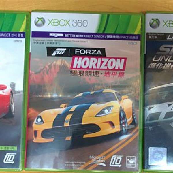 Xbox 360 Forza & Need for speed