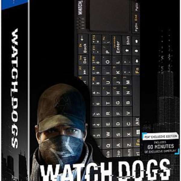 PS4 Watch Dogs Special Edition 連 Bluetooth Keyboard