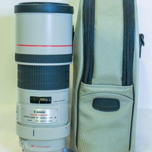 Canon 300mm F4L IS USM >90% new hong goods