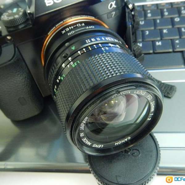 小有 Canon FD 24/2 大光圈小廣角 Sony Alpha 7 FF 合用
