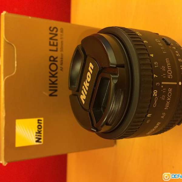 Nikon AF-D 50mm F1.8D (9成新)