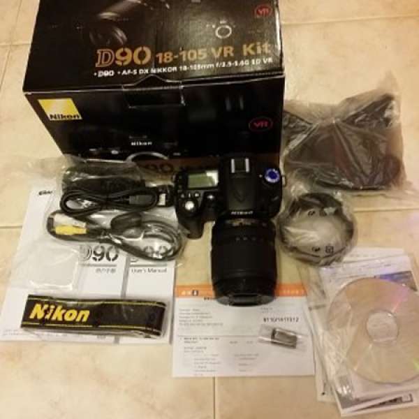 D90  18-105mm Kit  9成5新 $3500