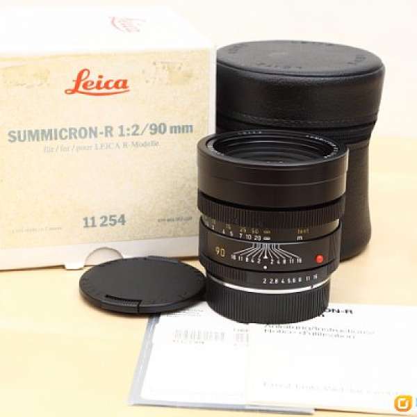 Leica R90mm F2 E55 Boxed - full set (canon nikon sony)
