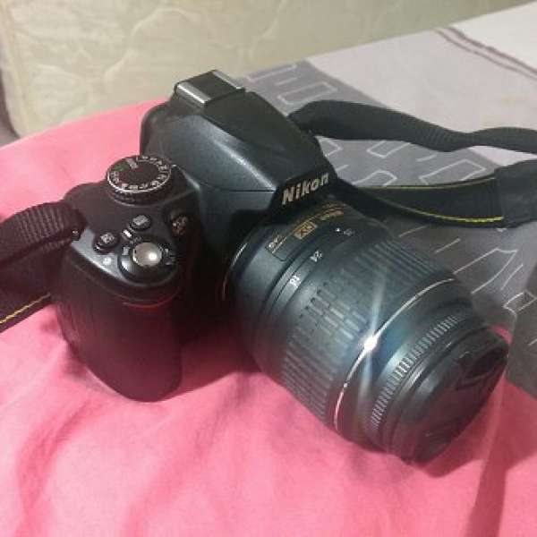 Nikon D3000 kit set (18-55mm 3.5-5.6)80%new
