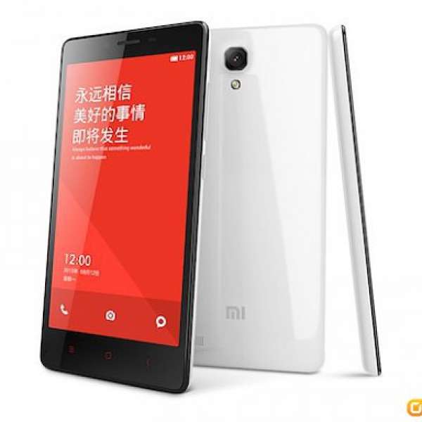 100%全新 未拆 香港行貨  3 部 紅米NOTE 8月5日 增強版 手機 連 英式 三腳 充電器