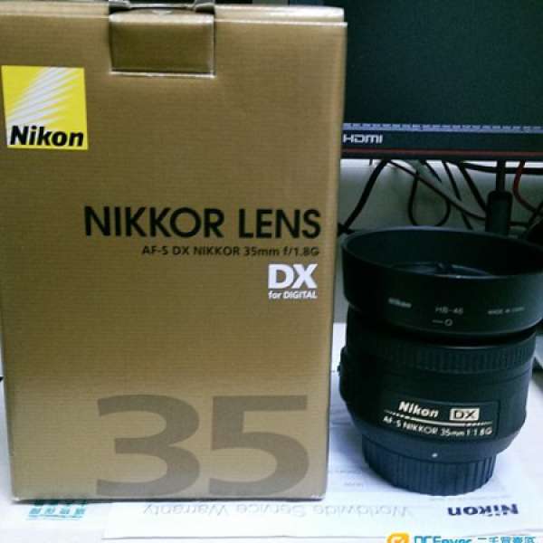 Nikon 35mm f/1.8G DX  行貨過保