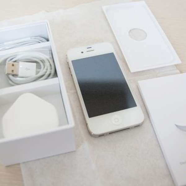 IPhone 4s 白色 16g  MD239ZP/A 95%新 IOS 6.0.1 Full Set