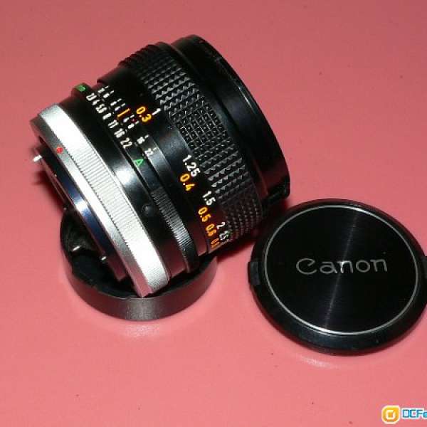 售新淨實用的CANON FD 28/2.8  SC版 定焦,大光圈廣角手動鏡.**$450**
