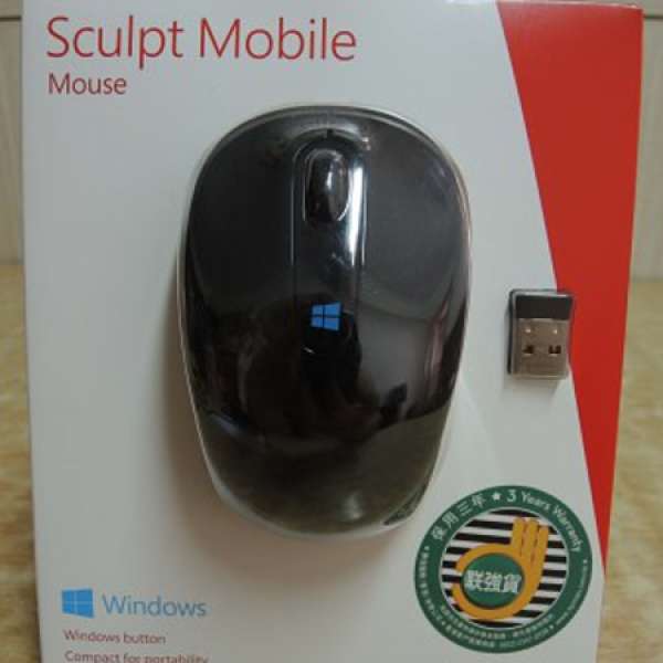 全新未開盒 Microsoft Sculpt Mobile Mouse (Windows and Mac Compatible)