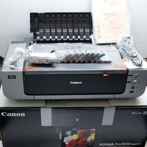 全新有盒有保用証A3 CANON PRO 9000 MARK II 8色專業printer
