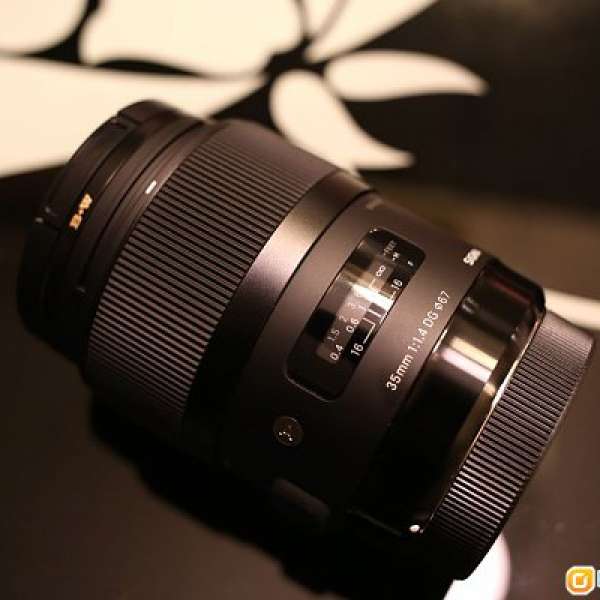 Sigma 35mm F1.4 DG HSM( FOR CANON) 95% NEW