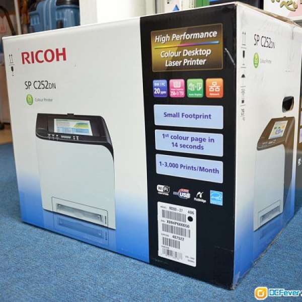 Ricoh Color Laser printer SP C252DN 100%全新