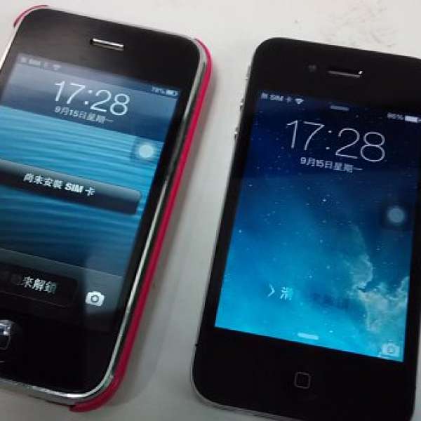 iphone 4 黑色 32G 及 iphone 3Gs 黑色 32G 只換 Asus Zenfone 5 或 6