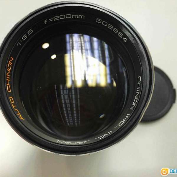【M42 】超新 橙字 Chinon Auto 200mm f/3.5 長焦鏡