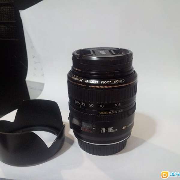 Canon EF 28-105mm f/3.5-4.5 II USM marco - 90%new 過保 冇盒冇單 正常使用 長放...