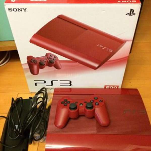 PlayStation3 Super Slim 500GB 紅色 連6隻Games GT5/GT6