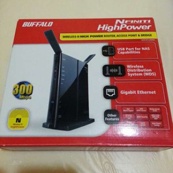 Buffalo WZR-HP-G300NH High Power Router