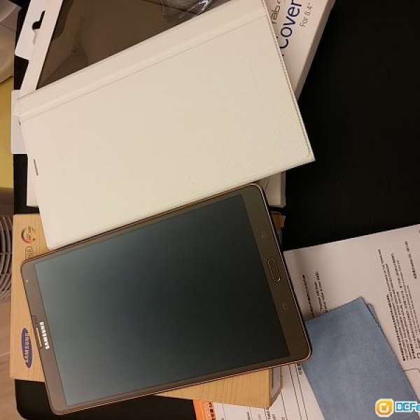 99%新香港行貨 Samsung Galaxy Tab S 8.4 LTE 4G 啡金色送2個原廠套