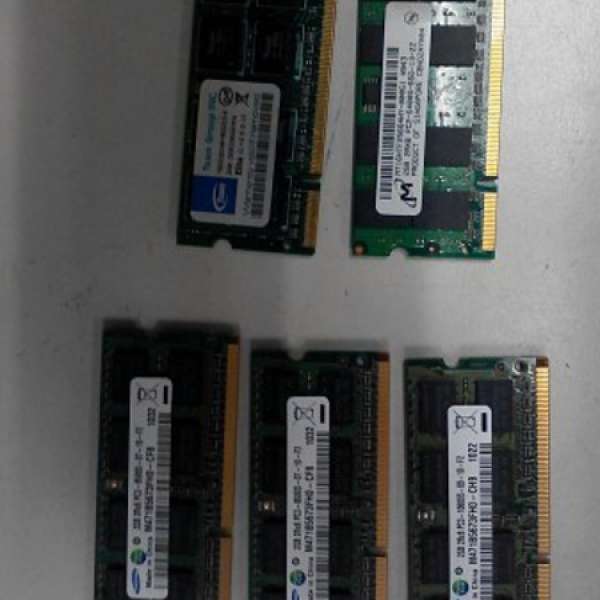 Notebook用DDR-2 & DDR-3 Ram