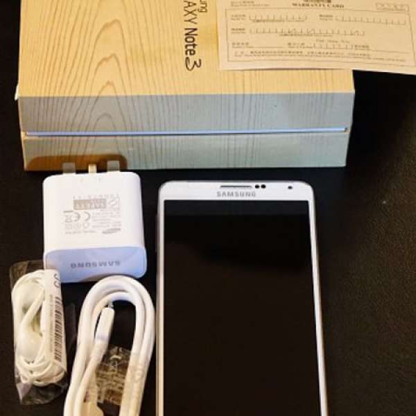 95% 新 Samsung Note 3 LTE N9005 白色 行貨