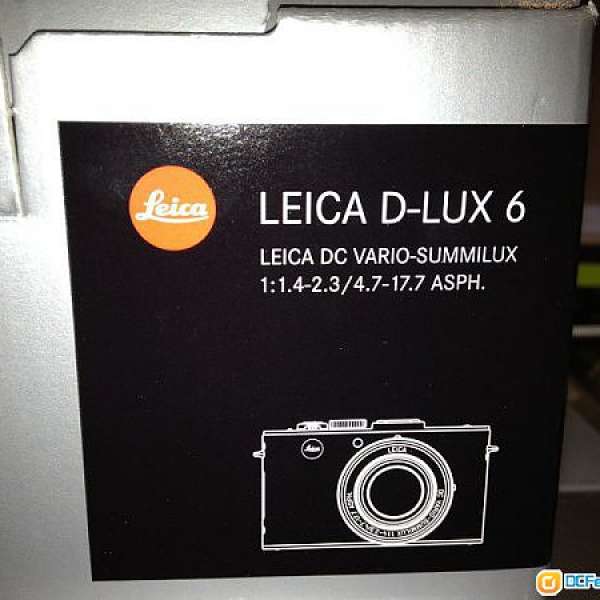 Leica D-Lux 6 (行貨，99%新) 連 原裝相機皮套