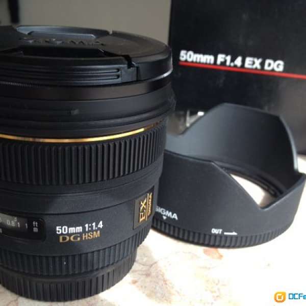 Sigma 50mm F1.4 EX DG Canon Mount