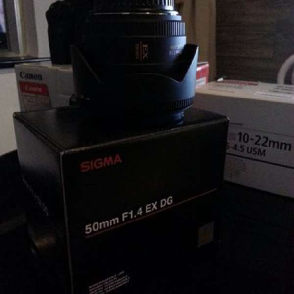 Sigma 50mm f1.4 EX DG HSM for Canon mount