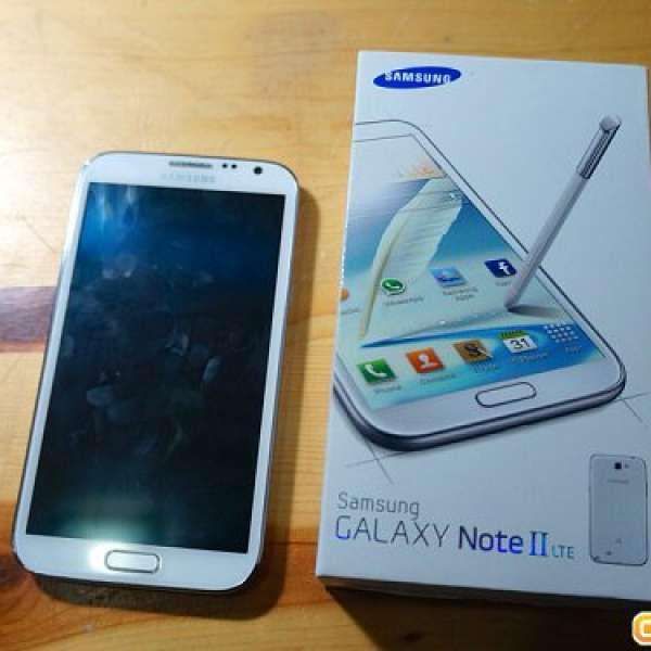 85%新 原裝行貨 Samsung Galaxy Note 2 4G LTE 連配件