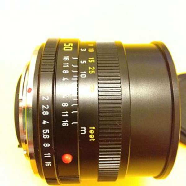 Leica 50mm F2 Build in Lense hood Nikon Mount