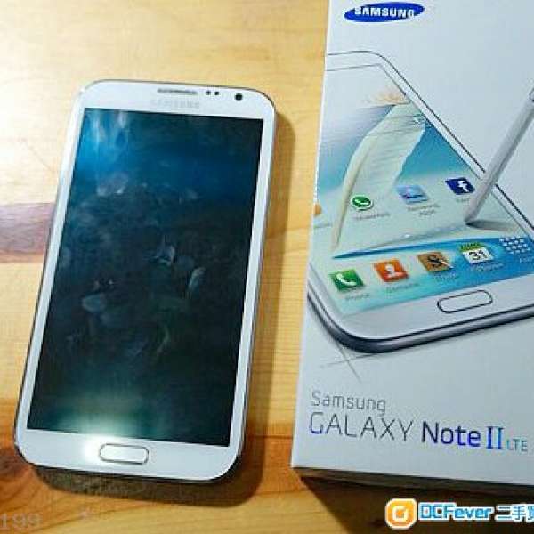 Samsung Galaxy Note 2 LTE (白色）98%新淨