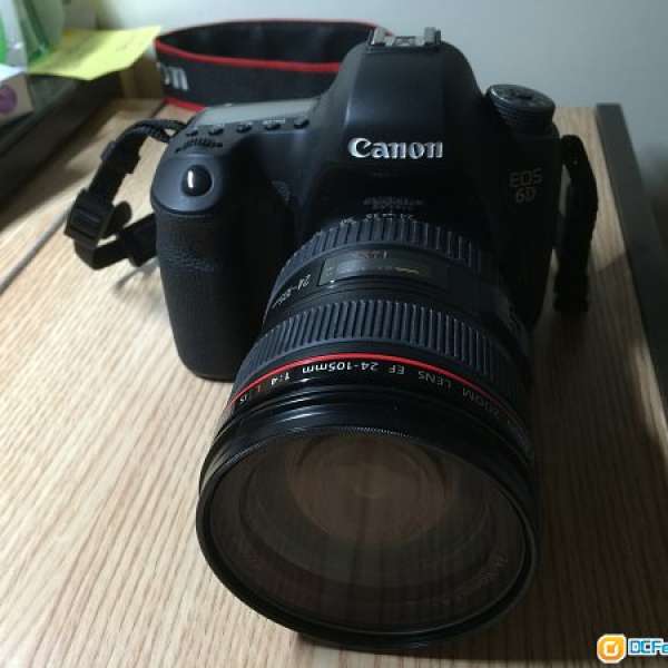 99%new canon 6D kit set 24-105mm 有兩年豐澤保