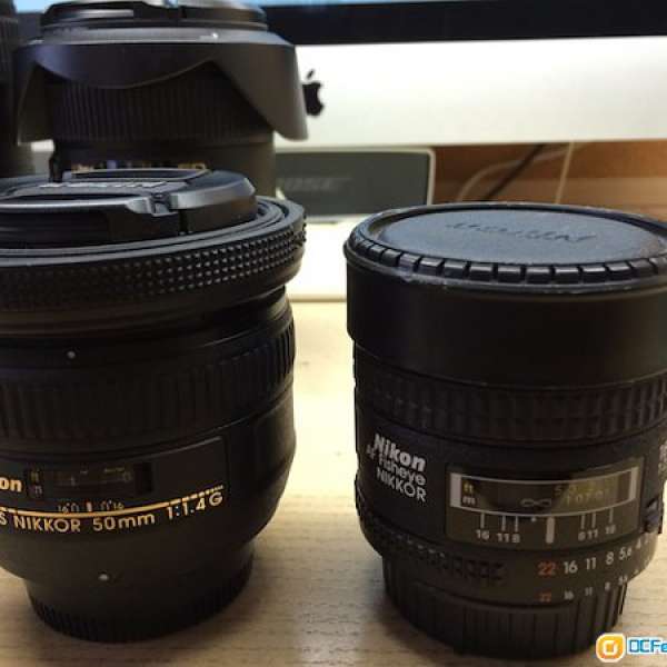 Nikon 17-35mm / 50mm / 16mm / SB-700