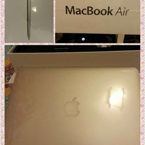 13" macbook air 4GB 99.9999% NEW . 6月18日購自APPLE STORE