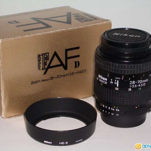 Nikkor F AF D  Zoom-Nikkor 28-70mm f/3.5-4.5D AIS