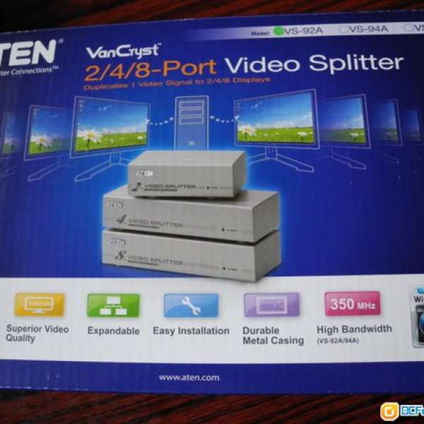 ATEN 2 Port Video Splitter