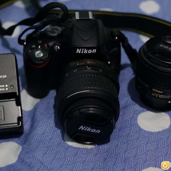 Nikon D5100 Kit Set (18-55mm) + 50mm 1.8