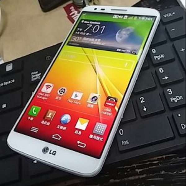 98%new 新LG G2 F320K白色。