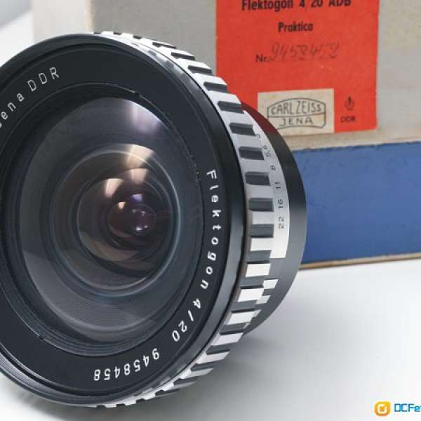 Carl Zeiss Flektogon 20mm f4 (M42) 收藏級斑馬版    德國超班廣角鏡皇  連盒及包...