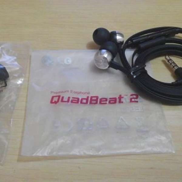 LG QuadBeat 2 耳筒 handfree (LE530) (連多4粒耳塞)