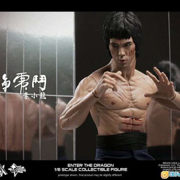 Hottoys 12吋Bruce Lee 李小龍 雙Body版 DX04 Enter the Dragon 龍爭虎鬥 連外啡盒紙...