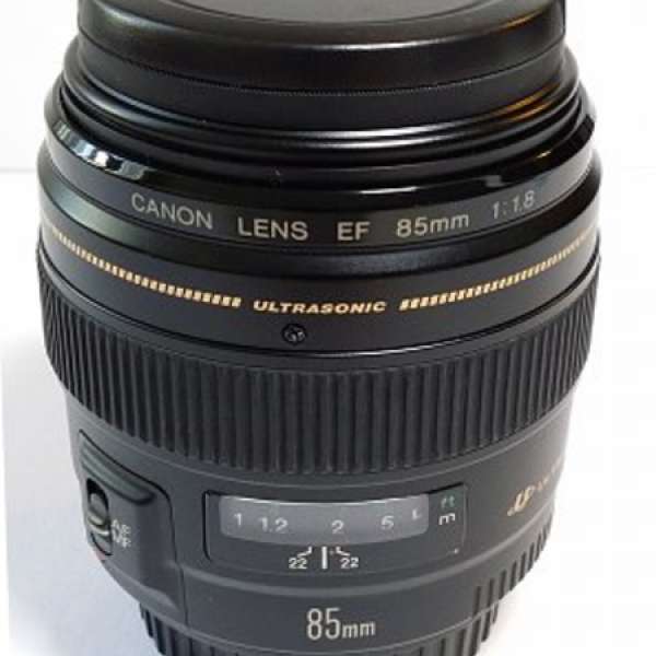 Canon 85mm F1.8 USM 行貨8成新連 Filter