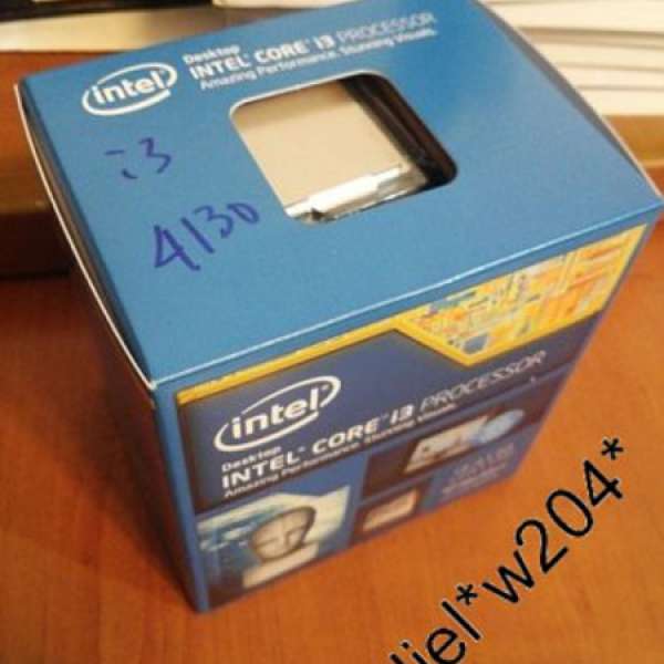 Intel Core i3-4130  全新行貨未拆盒, 聯強三年保養有單