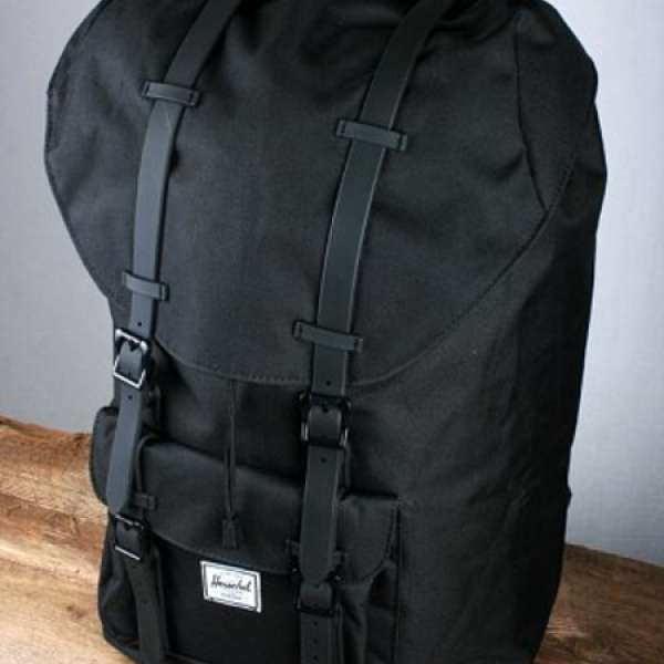 [全新至潮] Herschel Supply 黑色膠帶 Little America Backpack