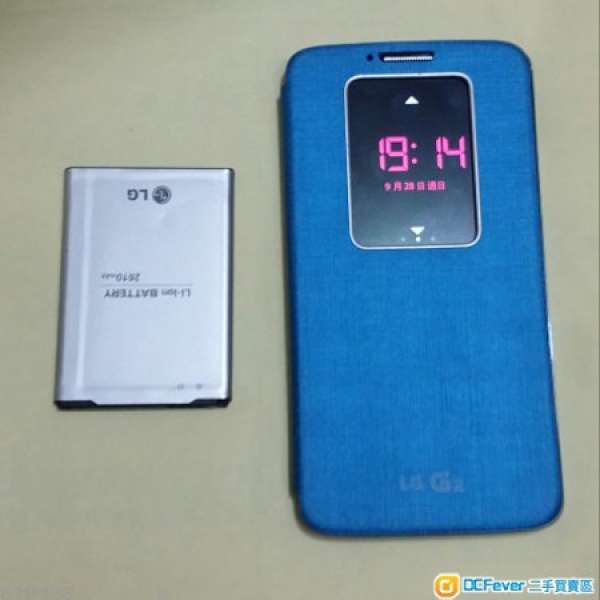 LG G2 f320 原裝韓國smartcover 95%新,連原裝電2610mAh 後備電少用98%新 出讓