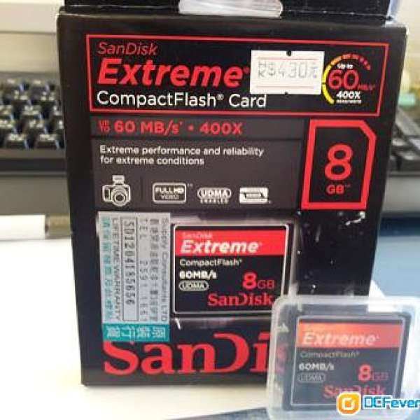 SanDisk 8GB CF Card (60MB/s)