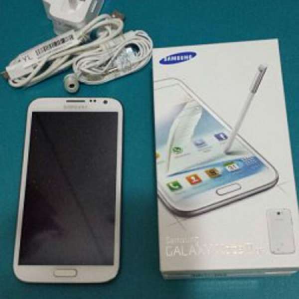 Samsung note 2 (白色行貨) 手機