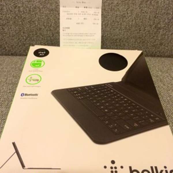 99.5% new Belkin iPad Air keyboard case