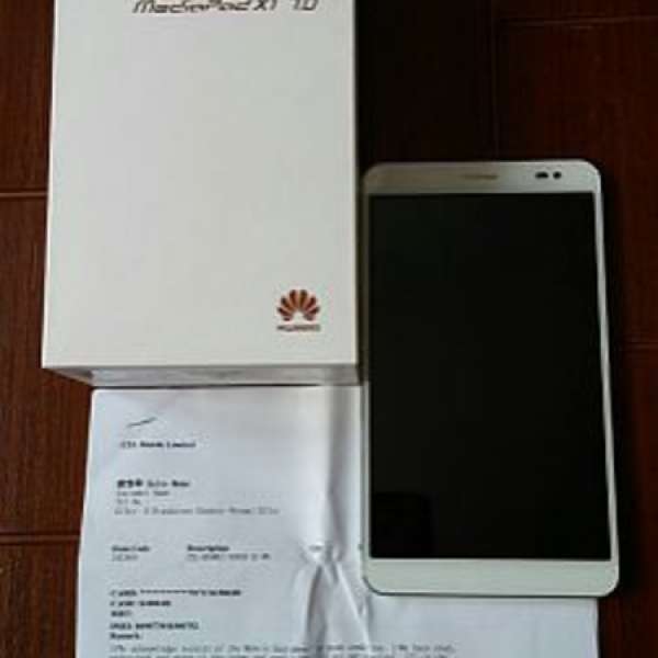 Huawei X1 行貨LTE 16G 90% New 白色