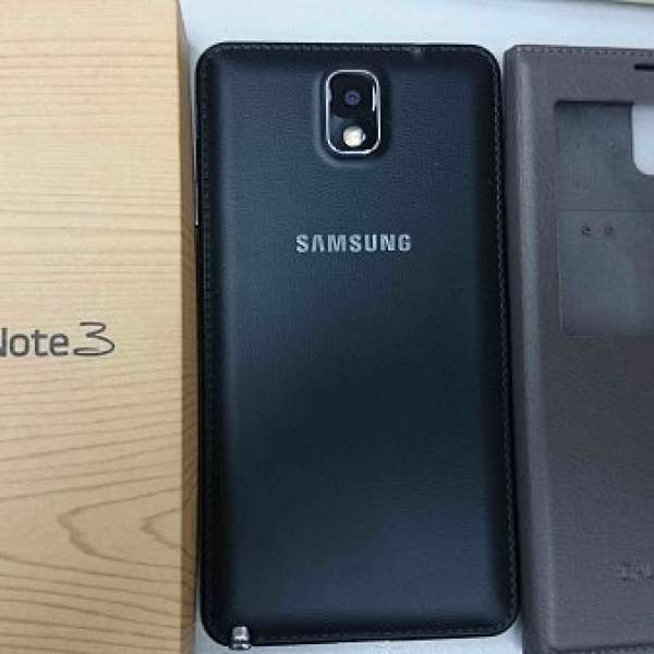 Samsung Galaxy Note 3  Lte 16GB 黑色 90% 新 (送完廠棕色有蓋皮套)