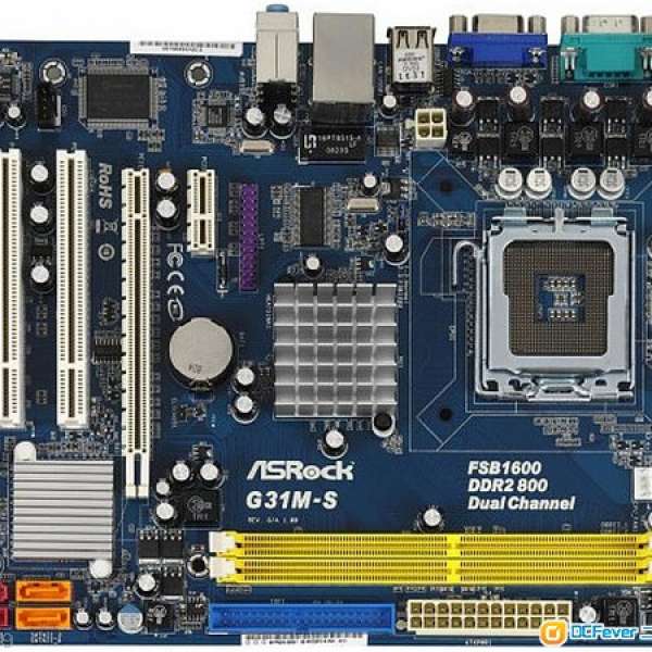 Asrock G31 775底板 (G31M-S)+Pentium E5300 CPU